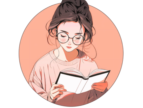 読書、女性、本を読む女性